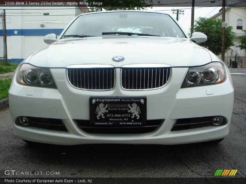 Alpine White / Beige 2006 BMW 3 Series 330xi Sedan