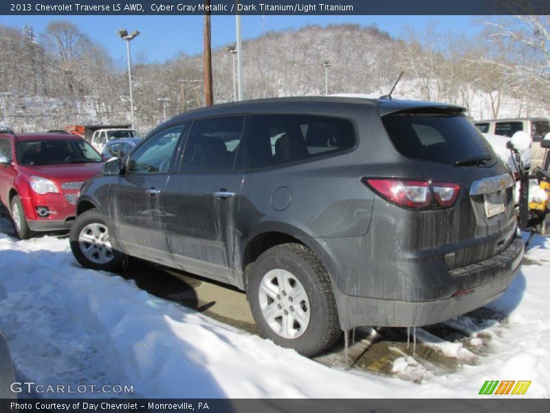 Cyber Gray Metallic / Dark Titanium/Light Titanium 2013 Chevrolet Traverse LS AWD