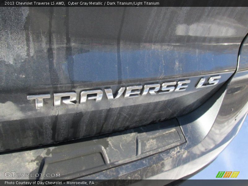 Cyber Gray Metallic / Dark Titanium/Light Titanium 2013 Chevrolet Traverse LS AWD