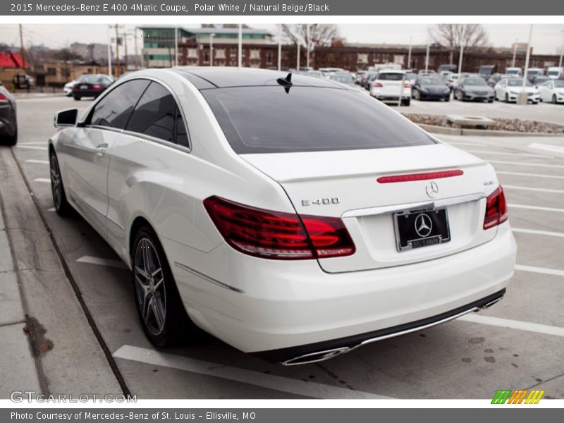 Polar White / Natural Beige/Black 2015 Mercedes-Benz E 400 4Matic Coupe