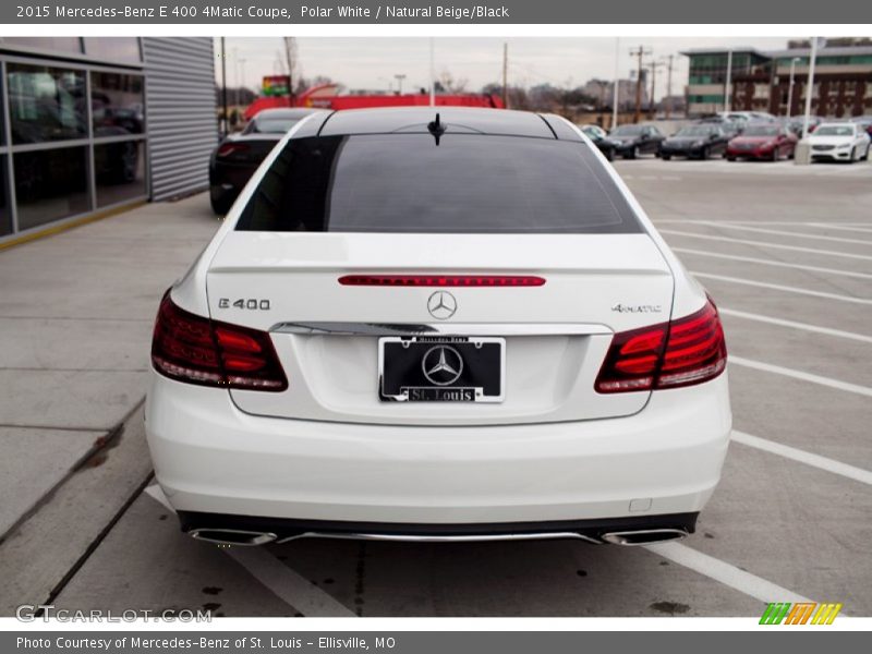 Polar White / Natural Beige/Black 2015 Mercedes-Benz E 400 4Matic Coupe