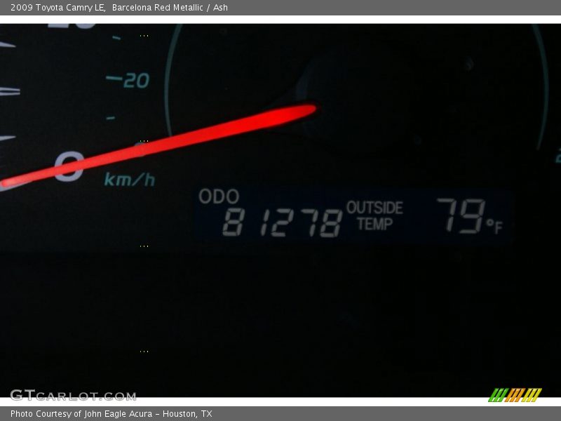 Barcelona Red Metallic / Ash 2009 Toyota Camry LE