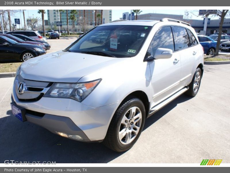 Billet Silver Metallic / Ebony 2008 Acura MDX Technology
