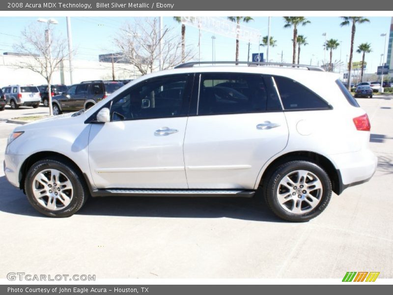 Billet Silver Metallic / Ebony 2008 Acura MDX Technology