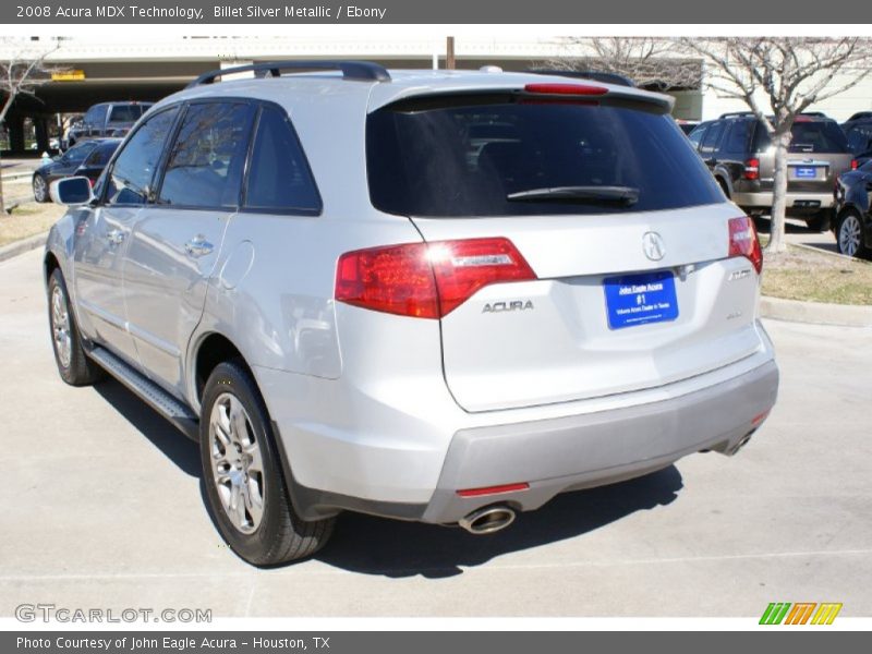 Billet Silver Metallic / Ebony 2008 Acura MDX Technology