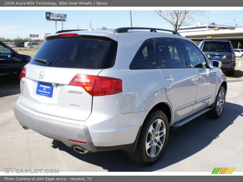 Billet Silver Metallic / Ebony 2008 Acura MDX Technology