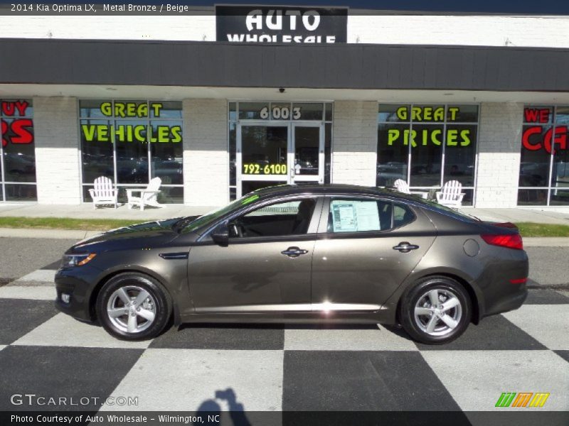 Metal Bronze / Beige 2014 Kia Optima LX