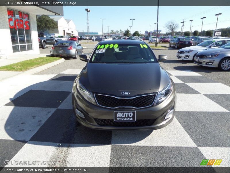 Metal Bronze / Beige 2014 Kia Optima LX