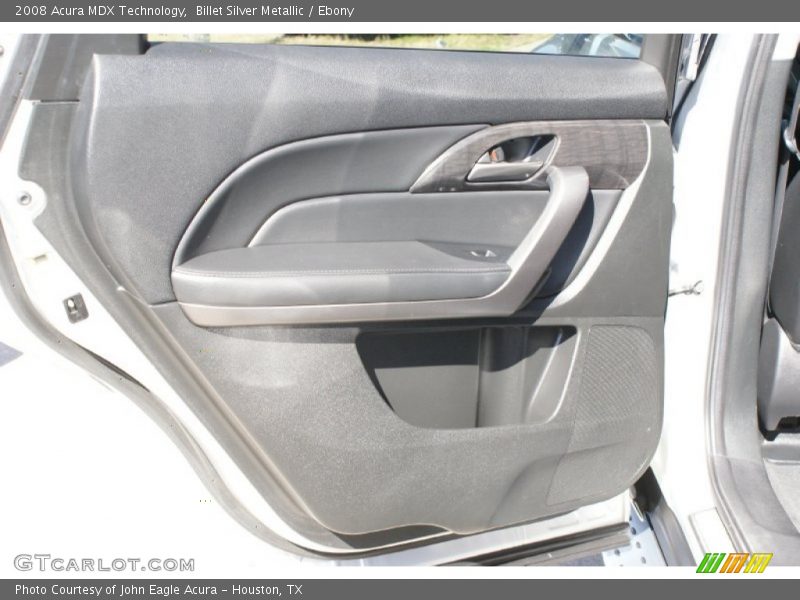 Billet Silver Metallic / Ebony 2008 Acura MDX Technology