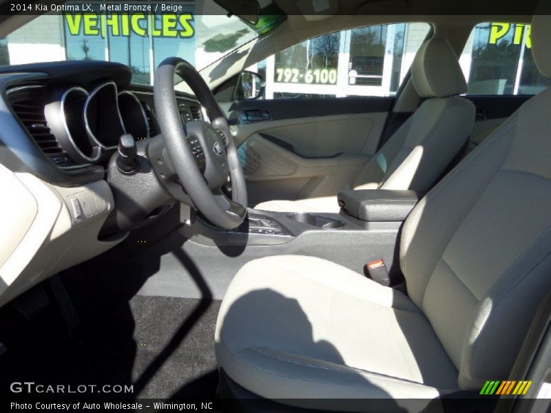 Metal Bronze / Beige 2014 Kia Optima LX
