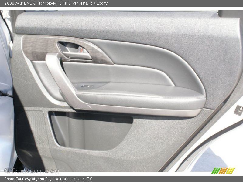 Billet Silver Metallic / Ebony 2008 Acura MDX Technology
