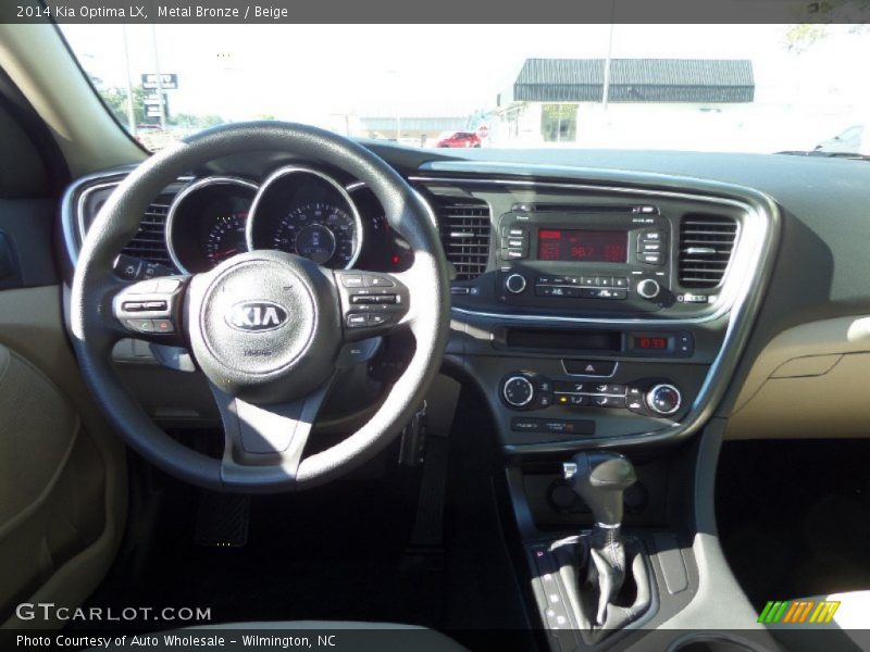 Metal Bronze / Beige 2014 Kia Optima LX