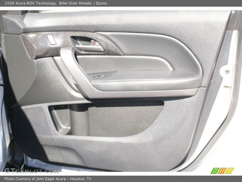 Billet Silver Metallic / Ebony 2008 Acura MDX Technology