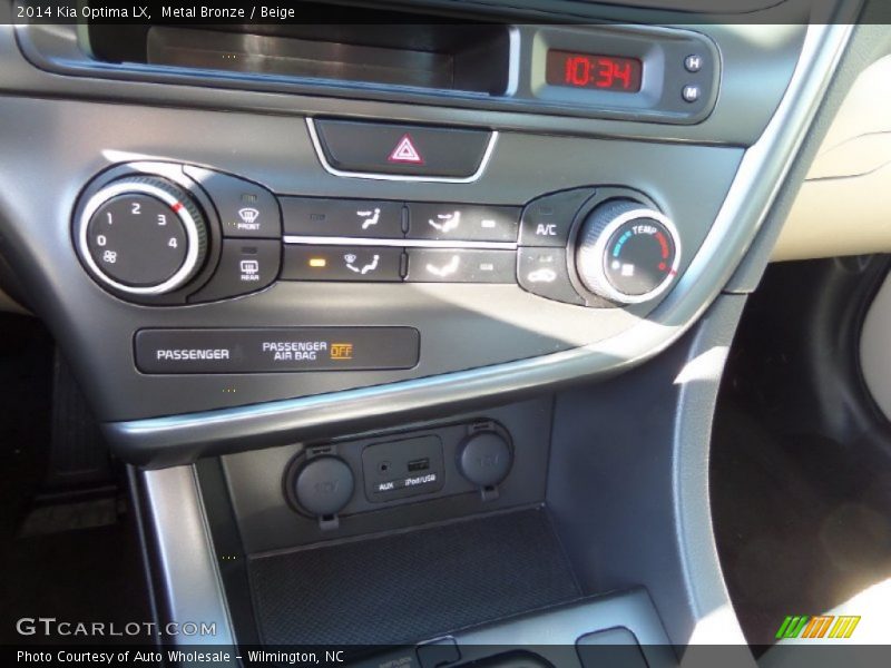 Metal Bronze / Beige 2014 Kia Optima LX