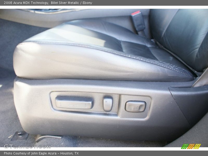 Billet Silver Metallic / Ebony 2008 Acura MDX Technology