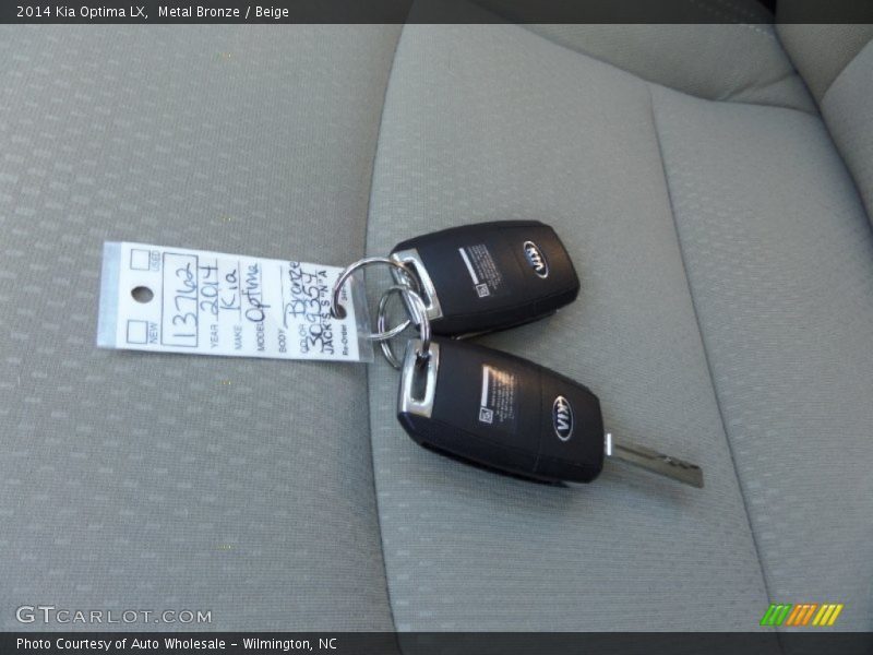 Metal Bronze / Beige 2014 Kia Optima LX
