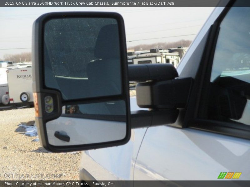 Summit White / Jet Black/Dark Ash 2015 GMC Sierra 3500HD Work Truck Crew Cab Chassis