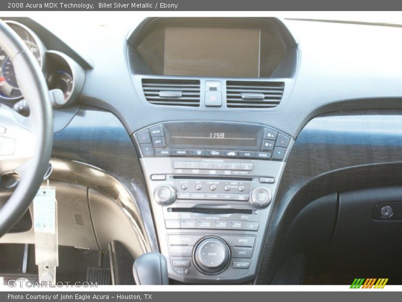 Billet Silver Metallic / Ebony 2008 Acura MDX Technology