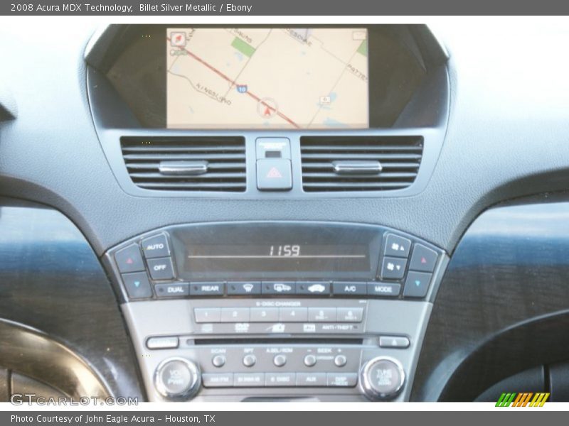 Billet Silver Metallic / Ebony 2008 Acura MDX Technology