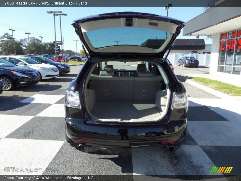 Brilliant Black / Sand 2008 Mazda CX-7 Sport