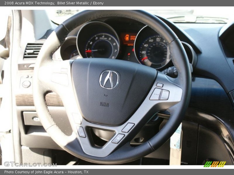 Billet Silver Metallic / Ebony 2008 Acura MDX Technology