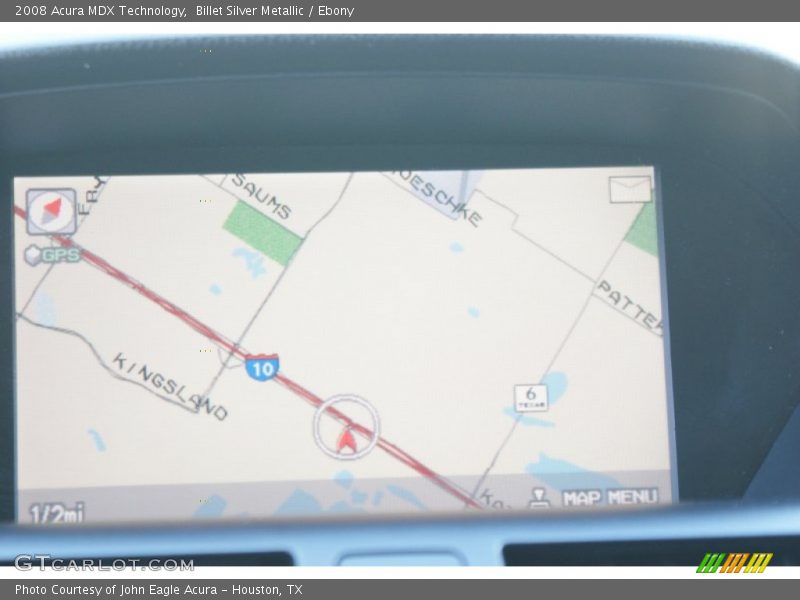 Billet Silver Metallic / Ebony 2008 Acura MDX Technology