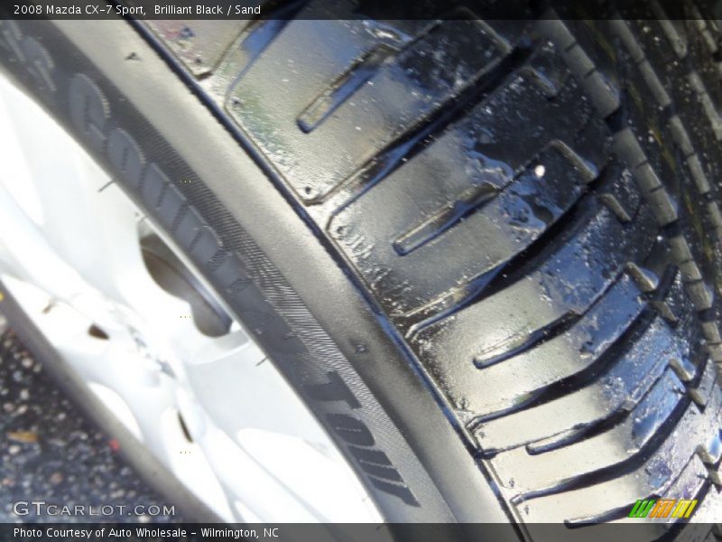 Brilliant Black / Sand 2008 Mazda CX-7 Sport