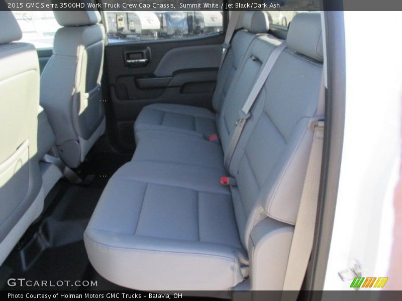 Summit White / Jet Black/Dark Ash 2015 GMC Sierra 3500HD Work Truck Crew Cab Chassis