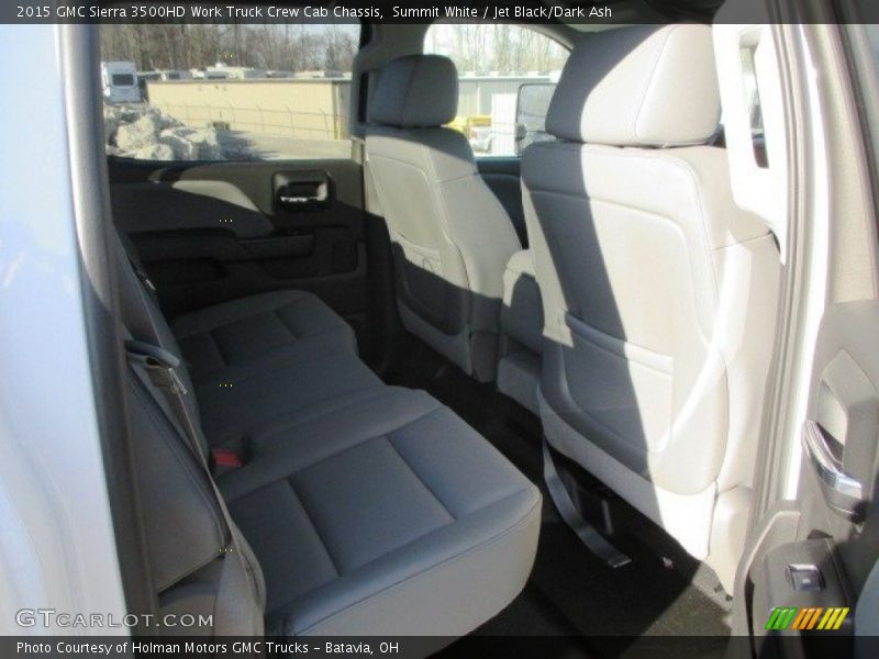 Summit White / Jet Black/Dark Ash 2015 GMC Sierra 3500HD Work Truck Crew Cab Chassis
