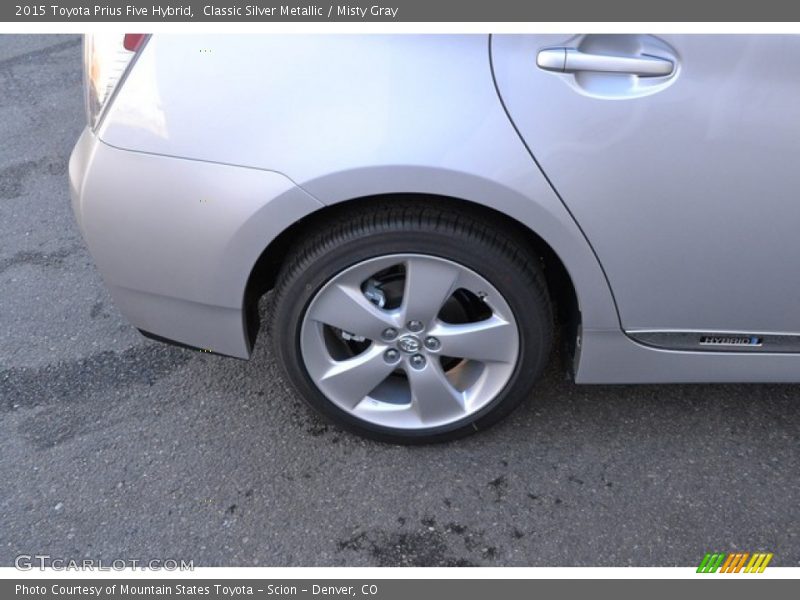Classic Silver Metallic / Misty Gray 2015 Toyota Prius Five Hybrid