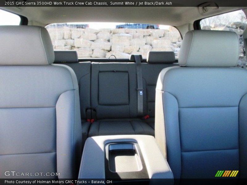 Summit White / Jet Black/Dark Ash 2015 GMC Sierra 3500HD Work Truck Crew Cab Chassis