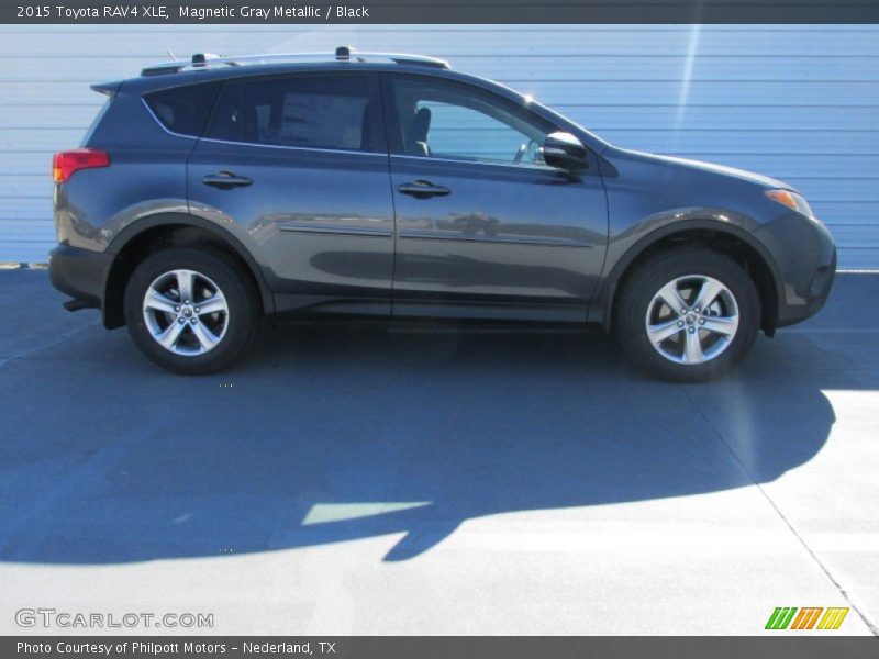 Magnetic Gray Metallic / Black 2015 Toyota RAV4 XLE