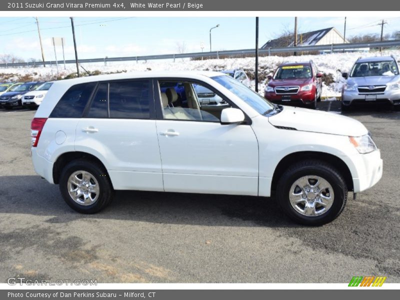 White Water Pearl / Beige 2011 Suzuki Grand Vitara Premium 4x4