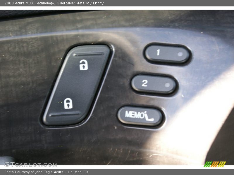 Billet Silver Metallic / Ebony 2008 Acura MDX Technology