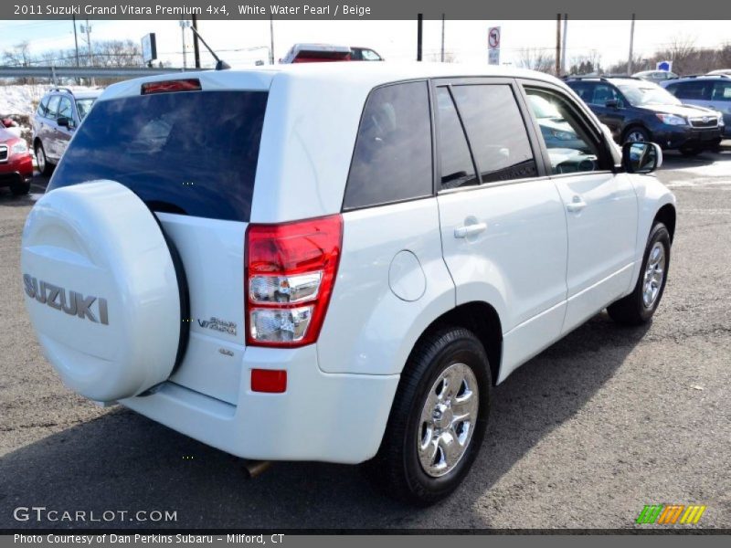 White Water Pearl / Beige 2011 Suzuki Grand Vitara Premium 4x4