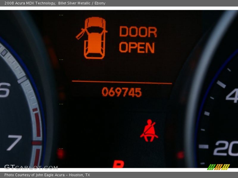 Billet Silver Metallic / Ebony 2008 Acura MDX Technology