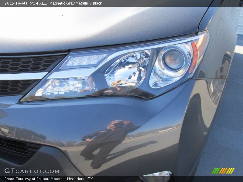 Magnetic Gray Metallic / Black 2015 Toyota RAV4 XLE