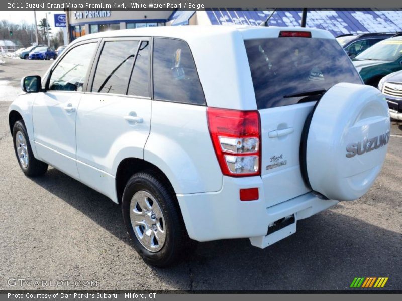 White Water Pearl / Beige 2011 Suzuki Grand Vitara Premium 4x4
