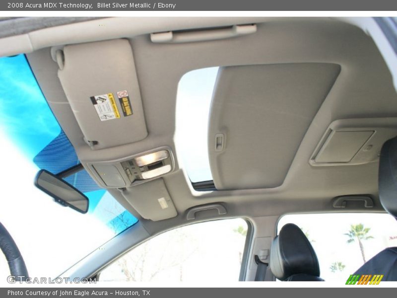 Billet Silver Metallic / Ebony 2008 Acura MDX Technology