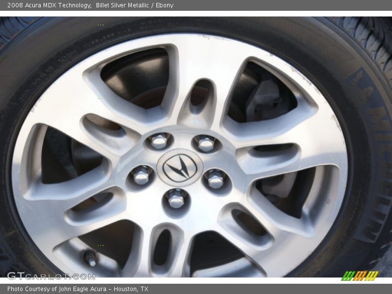 Billet Silver Metallic / Ebony 2008 Acura MDX Technology
