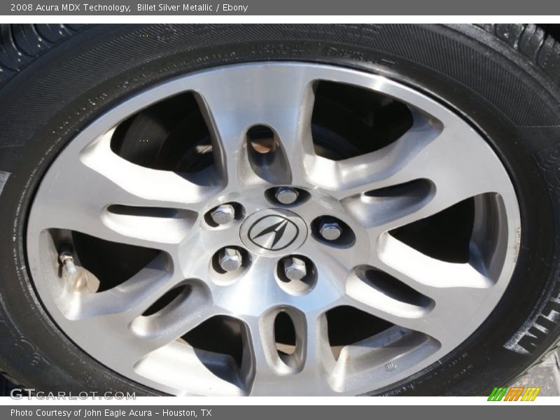 Billet Silver Metallic / Ebony 2008 Acura MDX Technology