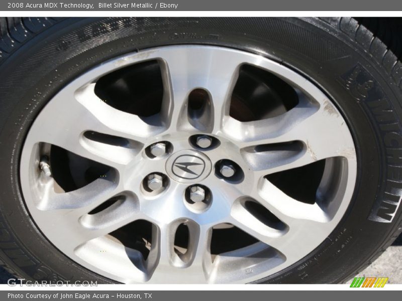 Billet Silver Metallic / Ebony 2008 Acura MDX Technology