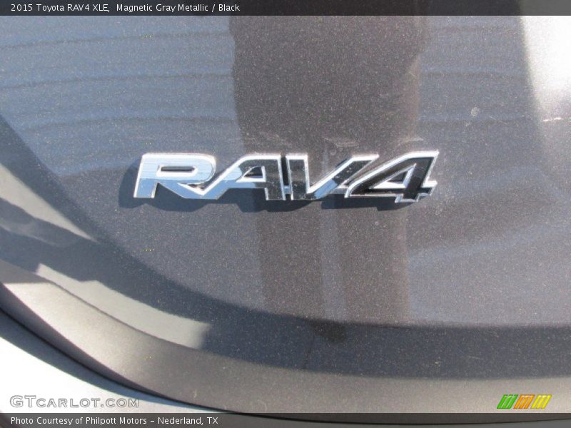 Magnetic Gray Metallic / Black 2015 Toyota RAV4 XLE