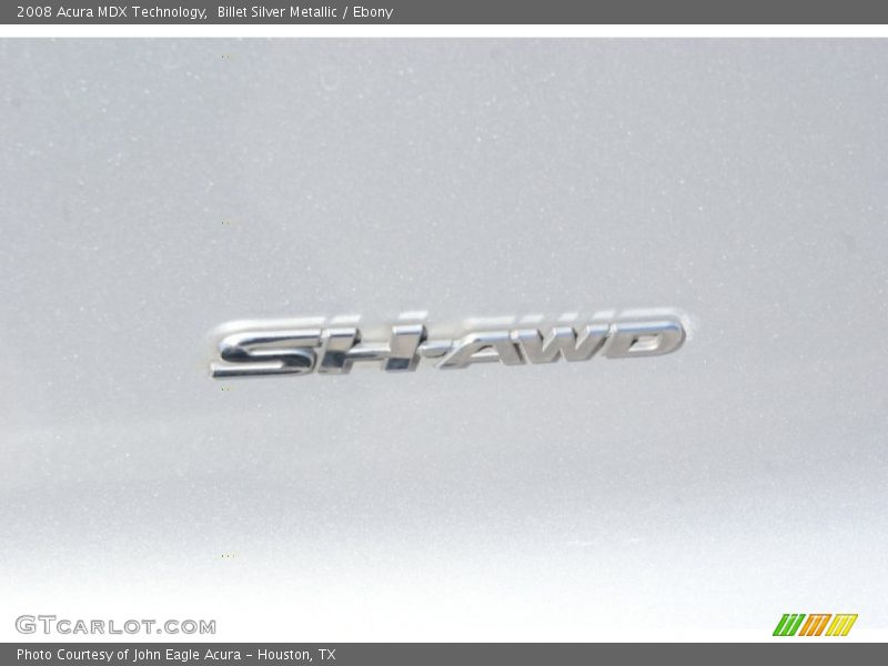 Billet Silver Metallic / Ebony 2008 Acura MDX Technology