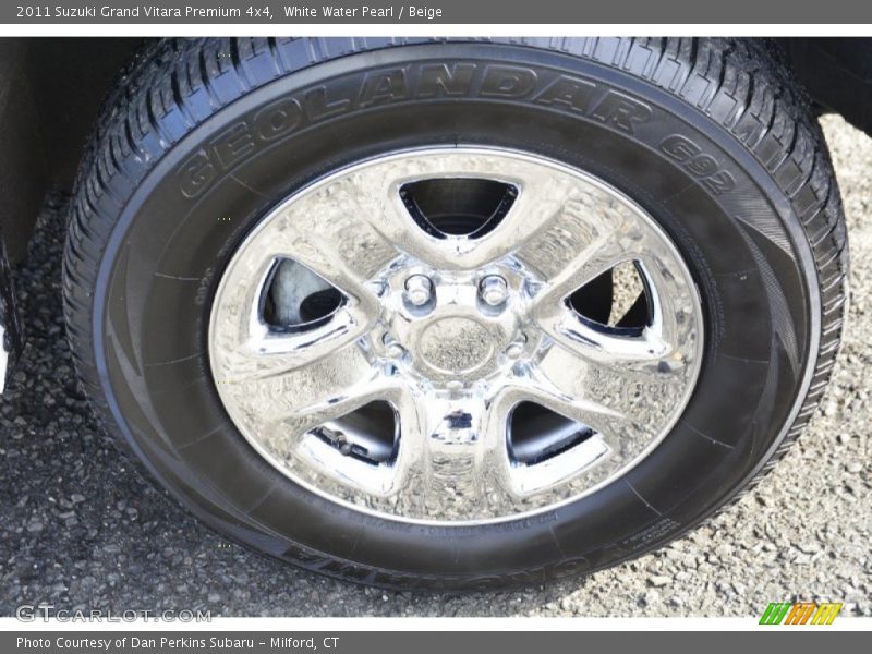 White Water Pearl / Beige 2011 Suzuki Grand Vitara Premium 4x4