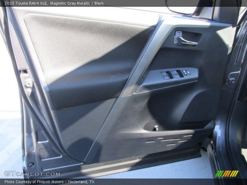 Magnetic Gray Metallic / Black 2015 Toyota RAV4 XLE