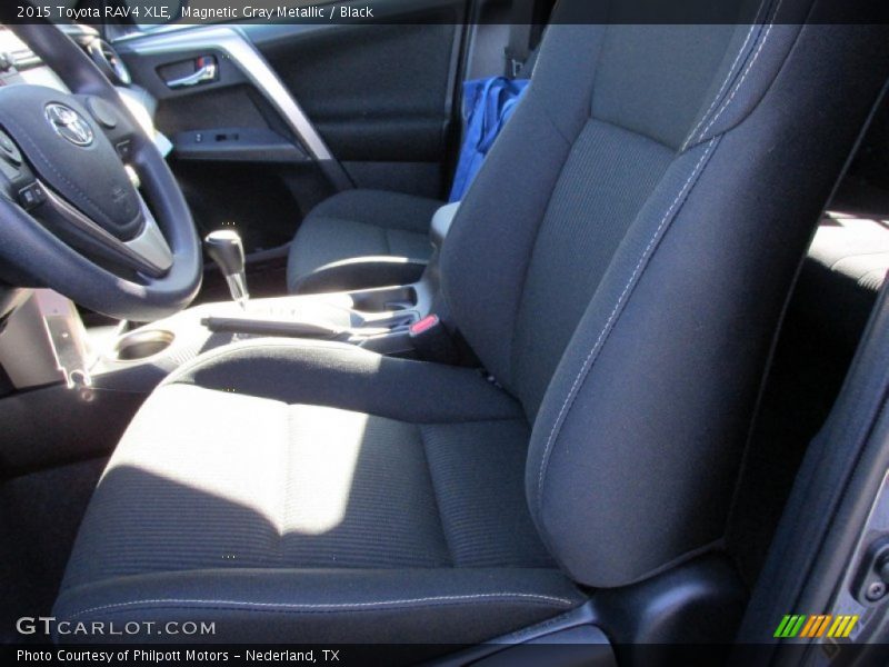 Magnetic Gray Metallic / Black 2015 Toyota RAV4 XLE