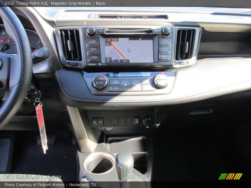 Magnetic Gray Metallic / Black 2015 Toyota RAV4 XLE