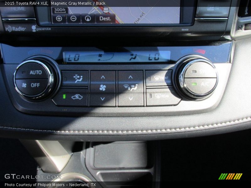 Magnetic Gray Metallic / Black 2015 Toyota RAV4 XLE
