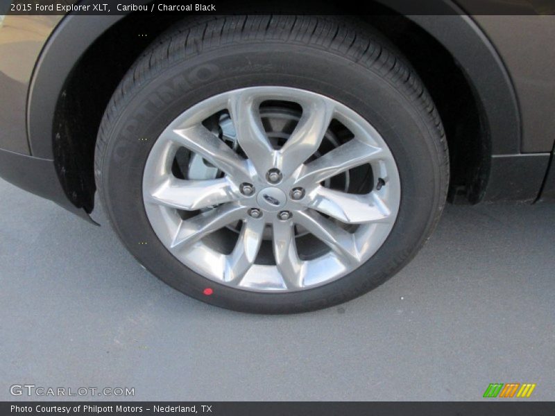 Caribou / Charcoal Black 2015 Ford Explorer XLT
